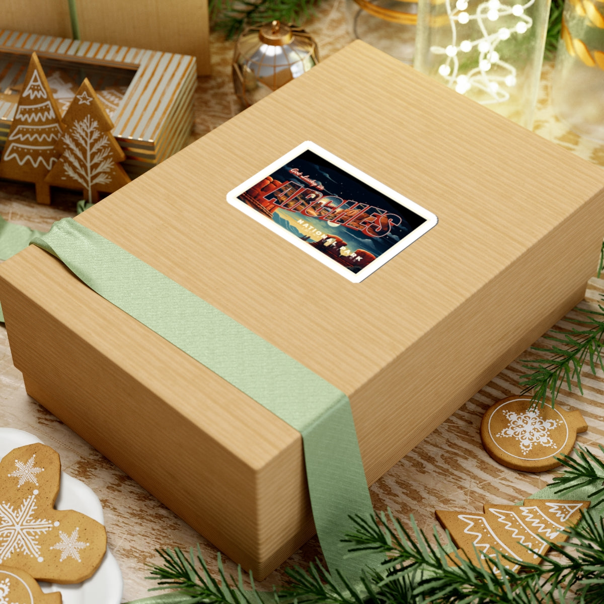 Got Lucky in Arches National Park Sticker — Vintage Travel Decal