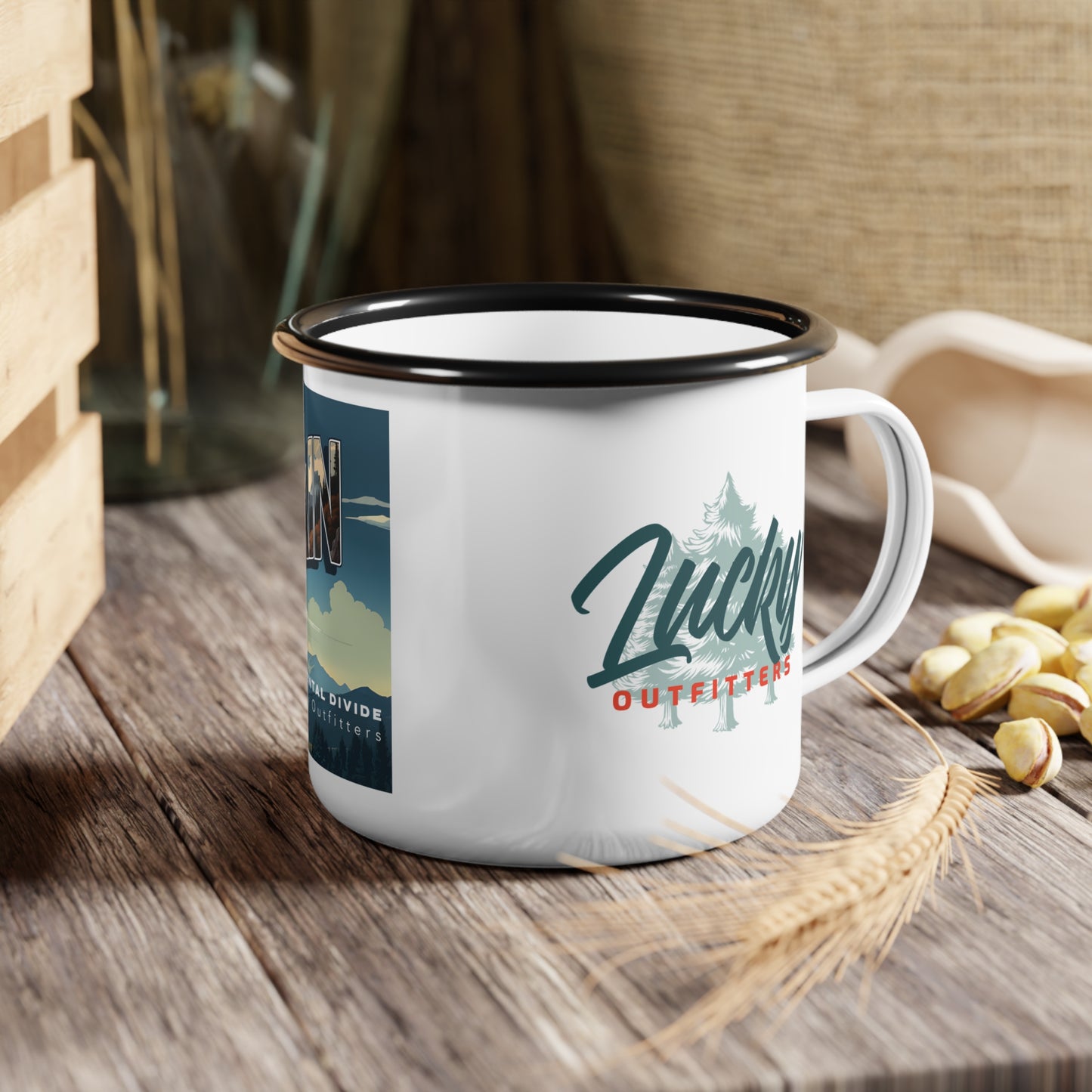 Rocky Mountain / Continental Divide Enamel Camp Cup