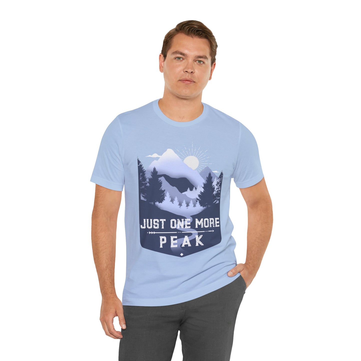 Lucky Outfitters - Just One More Peak Unisex Hiking T-Shirt — Mountain Adventure Tee