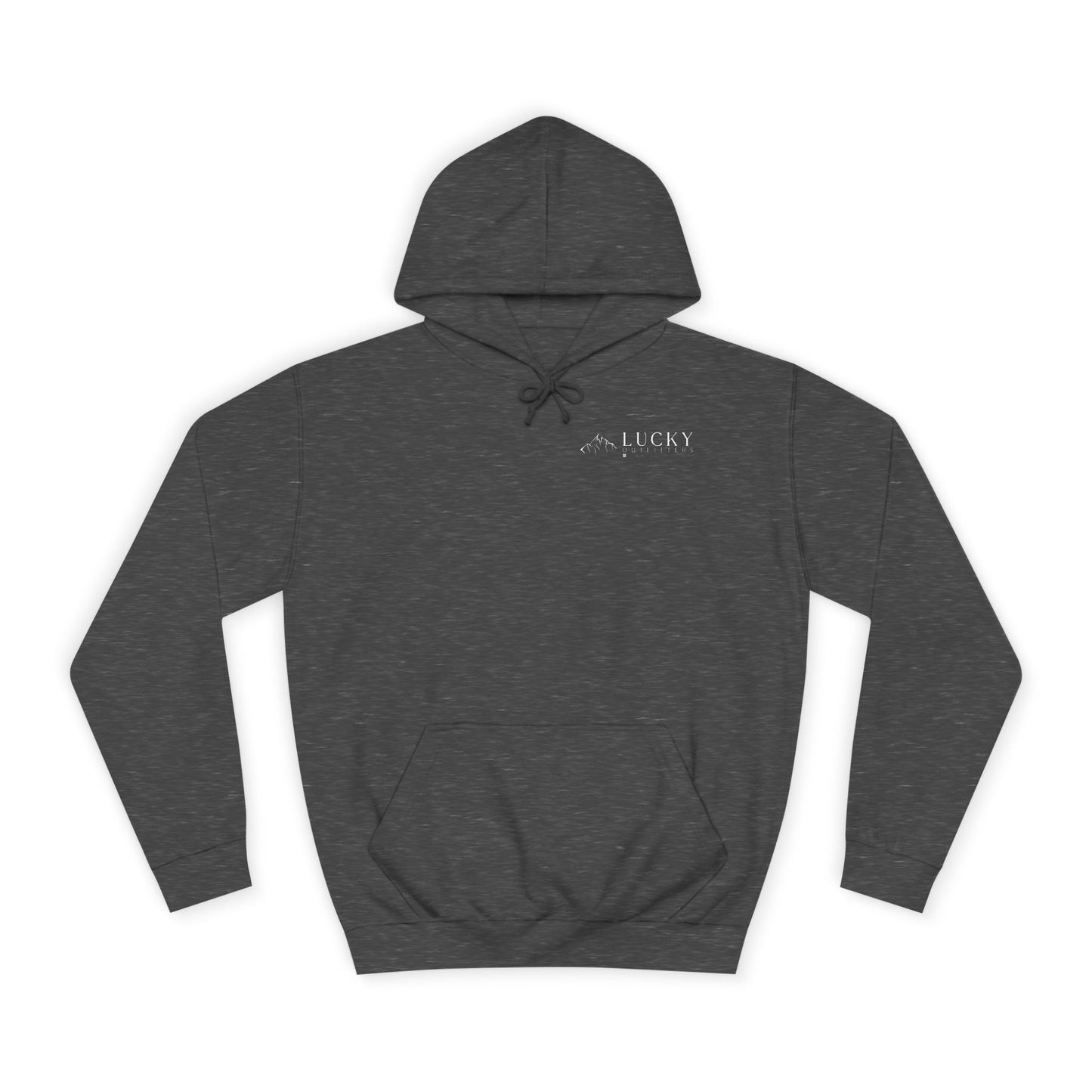 Women's Lucky Mountain Hoodie (Unisex Sizing) — Minimal Outdoor Graphic Pullover