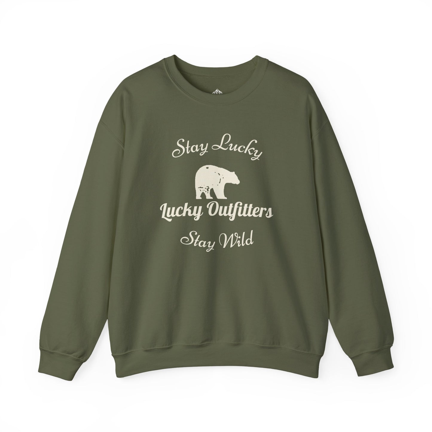Stay Lucky Stay Wild Bear Unisex Sweatshirt — Lucky Outfitters / Crewneck