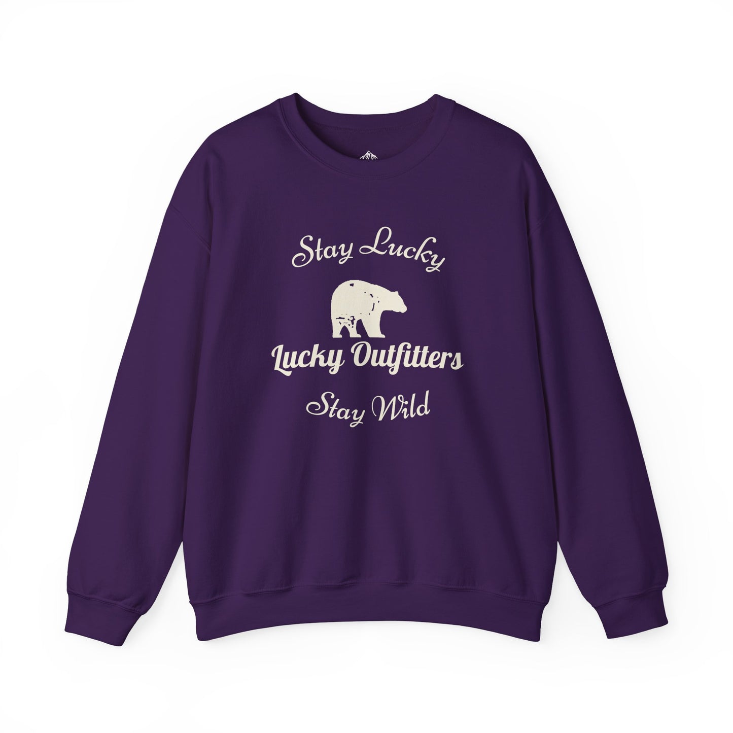 Stay Lucky Stay Wild Bear Unisex Sweatshirt — Lucky Outfitters / Crewneck