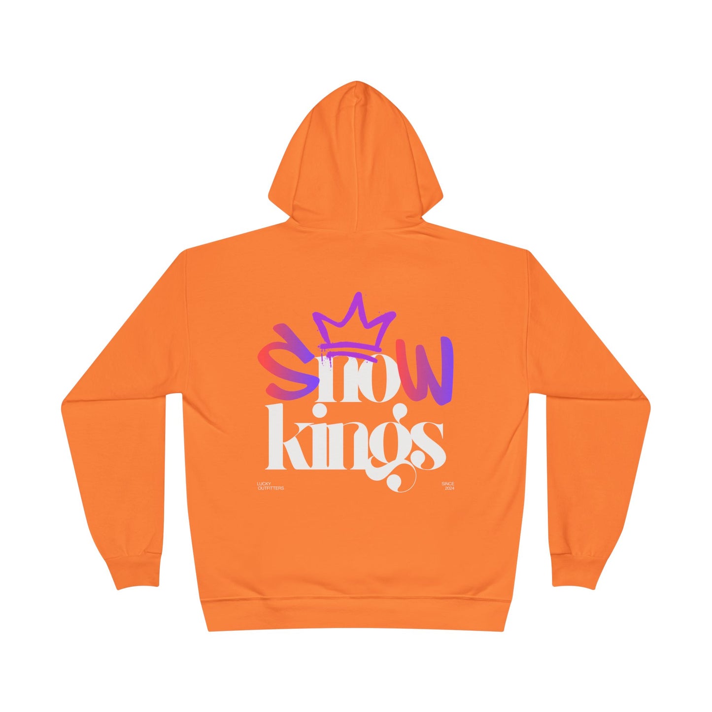 The "Snow Kings" Hoodie white graphic - Unisex Graphic Pullover by Lucky Outfitters