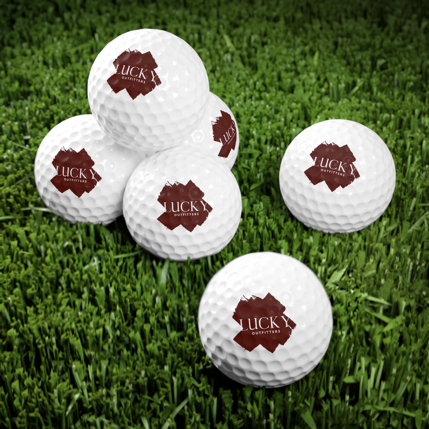 Lucky Outfitters Golf Ball Set, 6pcs