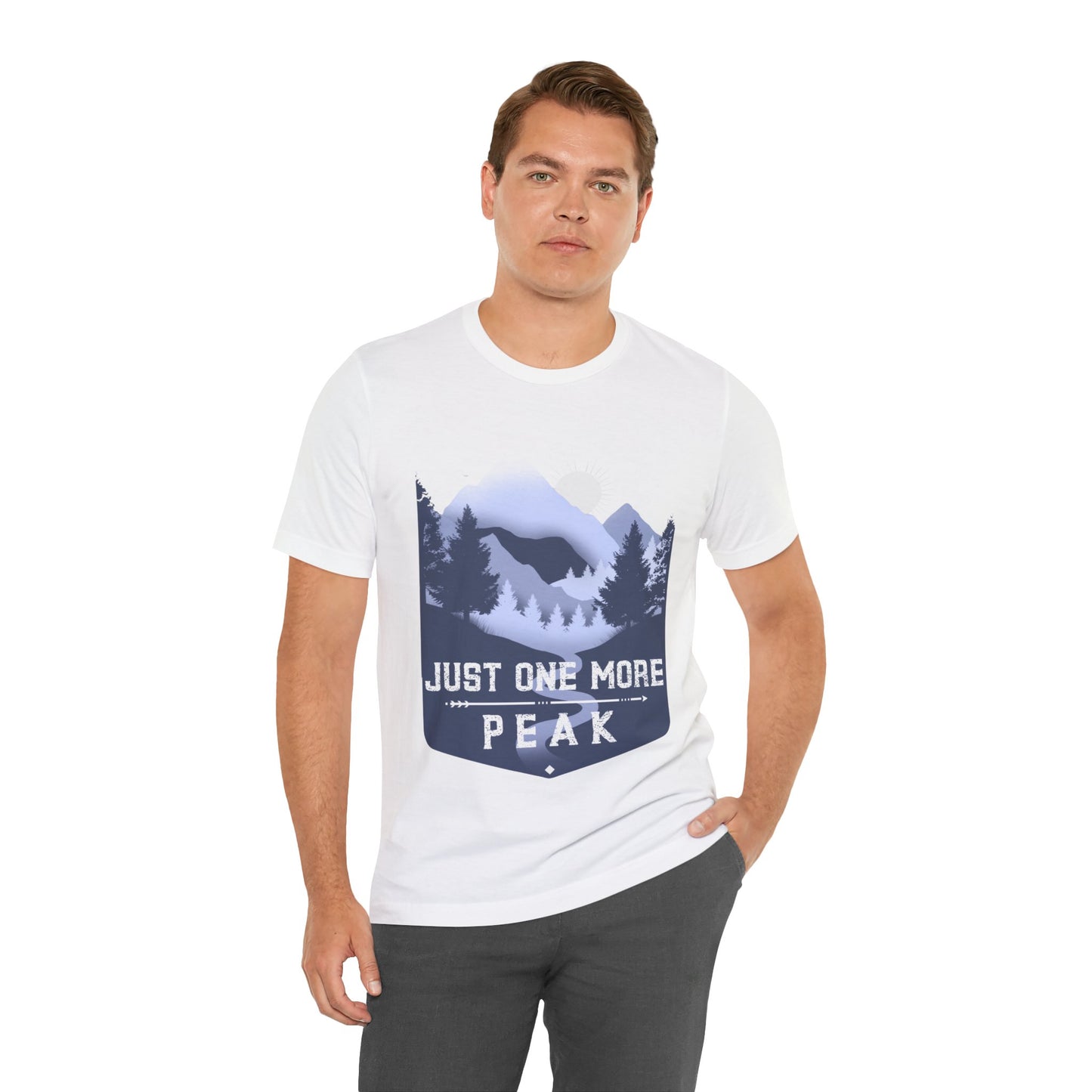 Lucky Outfitters - Just One More Peak Unisex Hiking T-Shirt — Mountain Adventure Tee