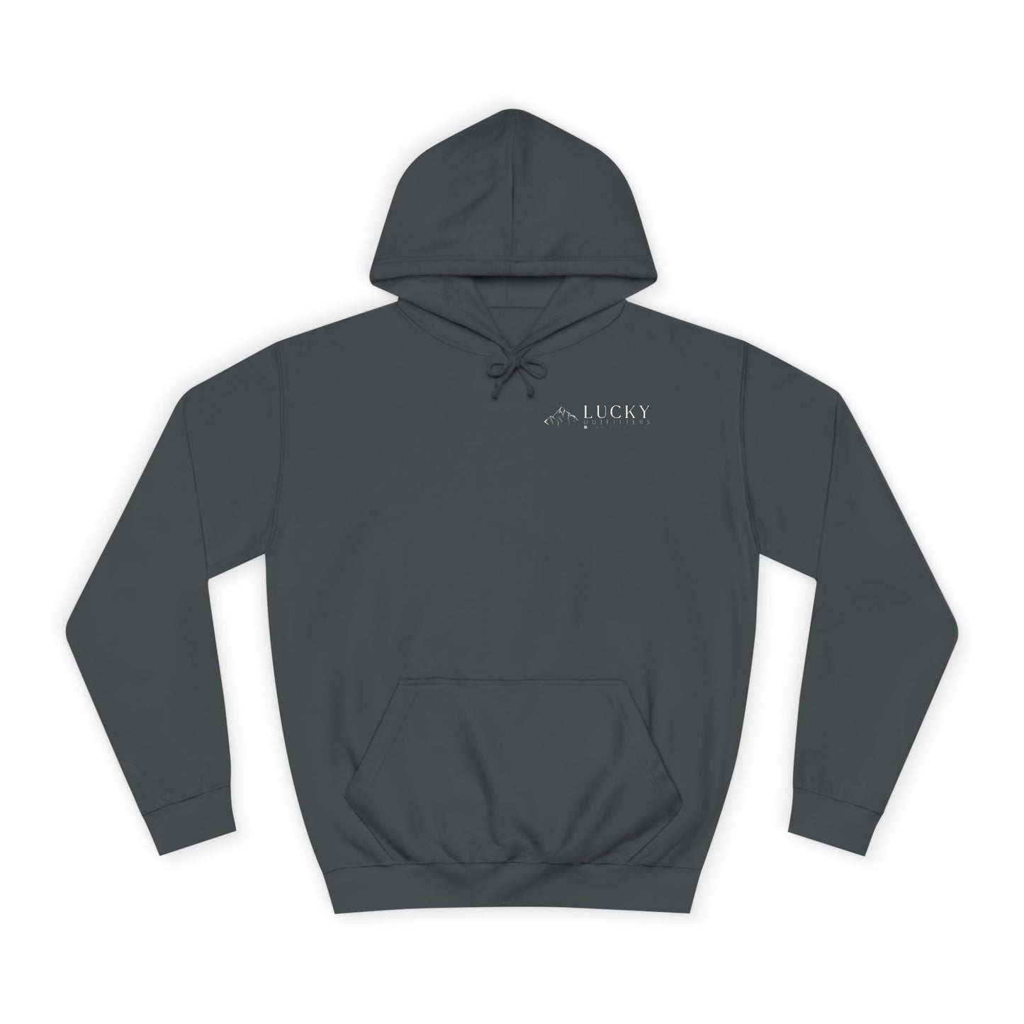 Women's Lucky Mountain Hoodie (Unisex Sizing) — Minimal Outdoor Graphic Pullover