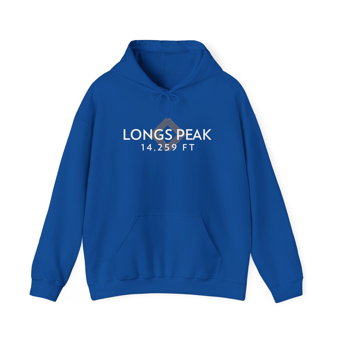 Women's Longs Peak 14,259 ft Summit Hoodie (Unisex Sizing) - 14ER SUMMIT SERIES - Souvenir Pullover by Lucky Outfitters