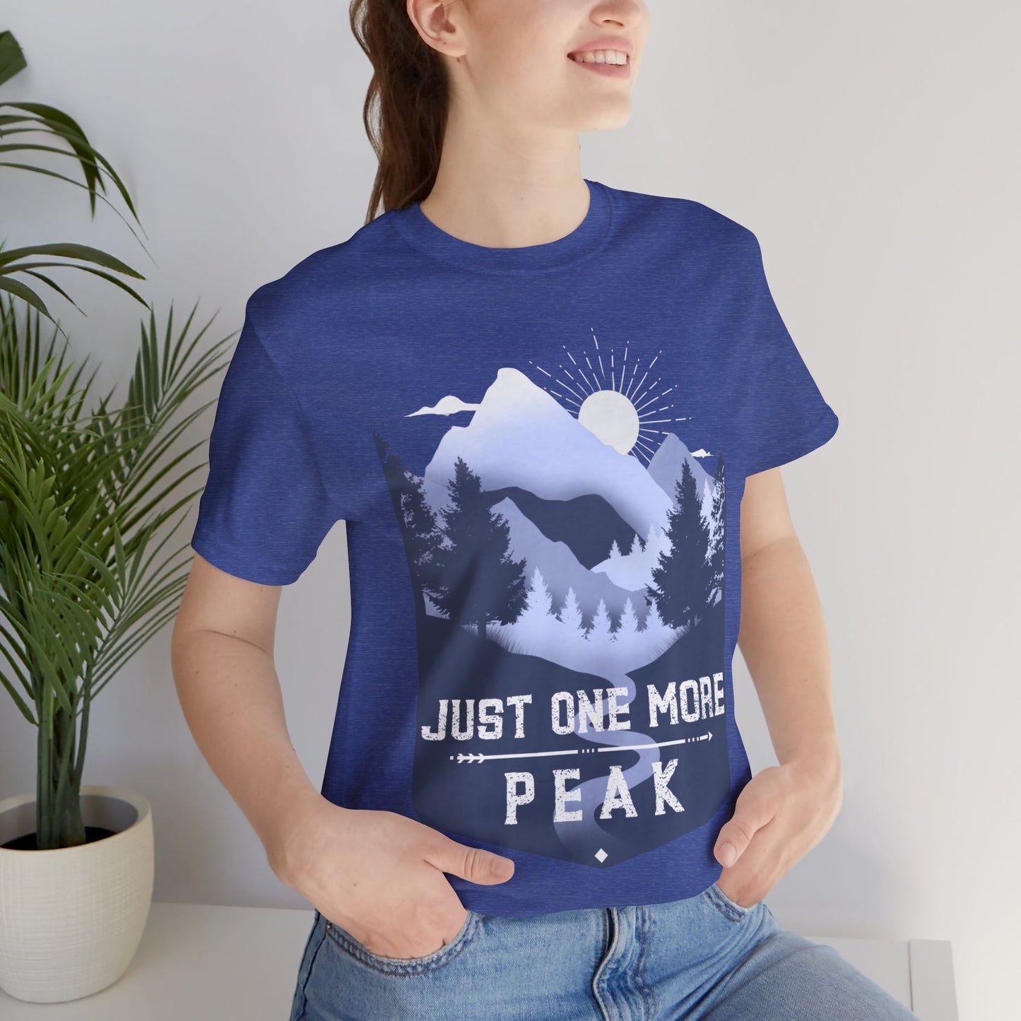 Lucky Outfitters - Just One More Peak Unisex Hiking T-Shirt — Mountain Adventure Tee