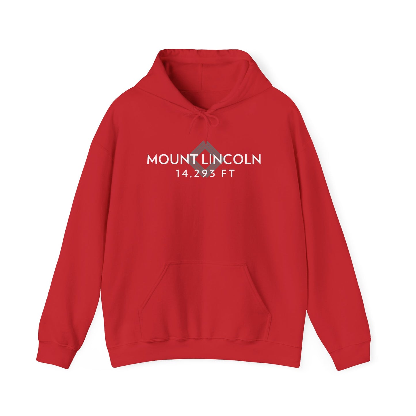 Men's Mount Lincoln 14,293 ft Summit Hoodie - 14ER SUMMIT SERIES - Souvenir Pullover by Lucky Outfitters
