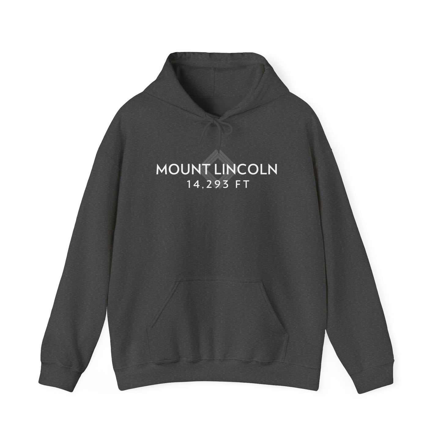 Women's Mount Lincoln 14,293 ft Summit Hoodie (Unisex Sizing) - 14ER SUMMIT SERIES - Souvenir Pullover by Lucky Outfitters