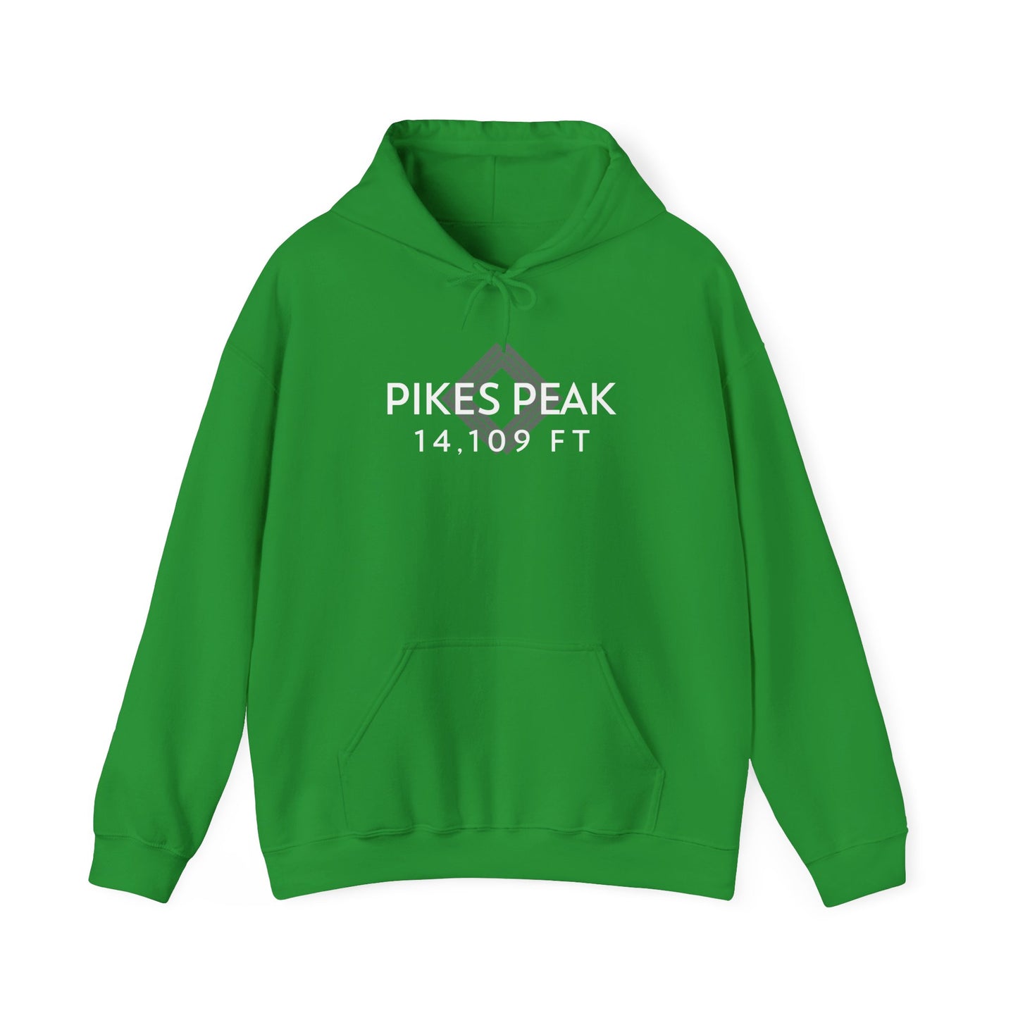 Women's Pikes Peak 14,109 ft Summit Hoodie (Unisex Sizing) - 14ER SUMMIT SERIES - Souvenir Pullover by Lucky Outfitters