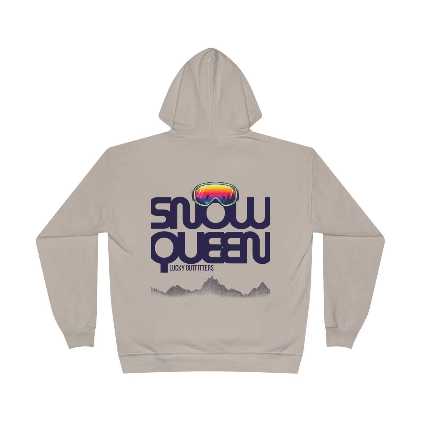 The Snow Queen Retro Goggles Hoodie - Unisex Graphic Pullover by Lucky Outfitters