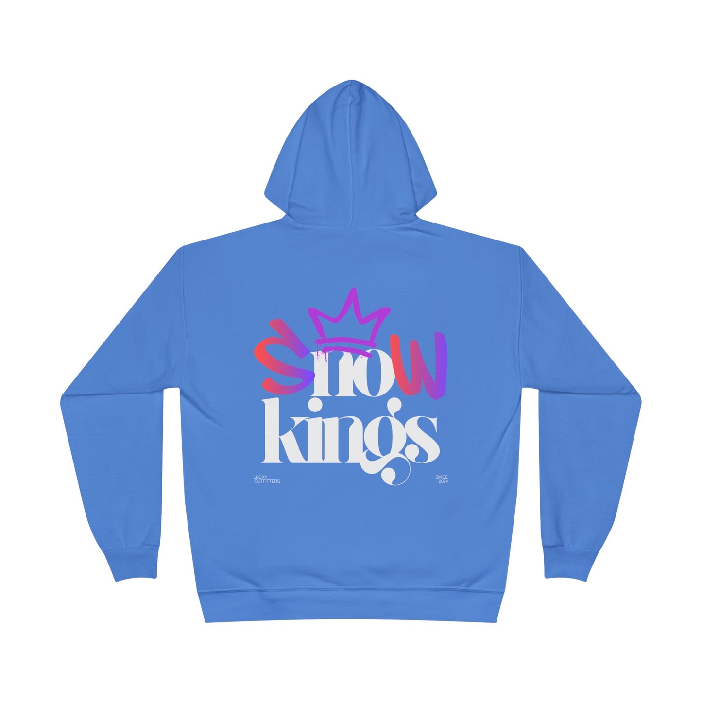 The "Snow Kings" Hoodie white graphic - Unisex Graphic Pullover by Lucky Outfitters