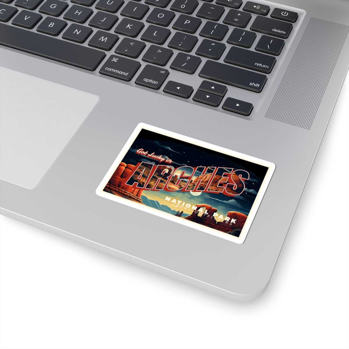 Got Lucky in Arches National Park Sticker —  Vintage Travel Decal