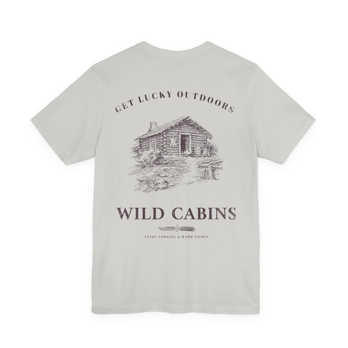 Get Lucky Outdoors Unisex Vintage Wild Cabins T-Shirt