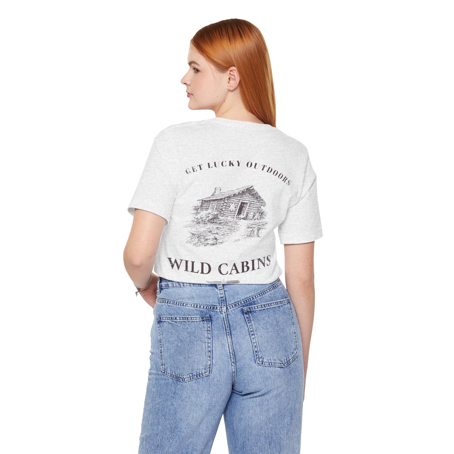 Get Lucky Outdoors Unisex Vintage Wild Cabins T-Shirt