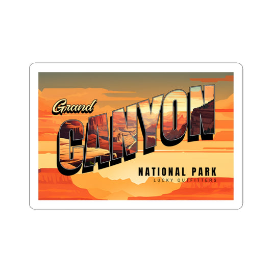 Grand Canyon National Park Sticker — Vintage National Park Travel Decal