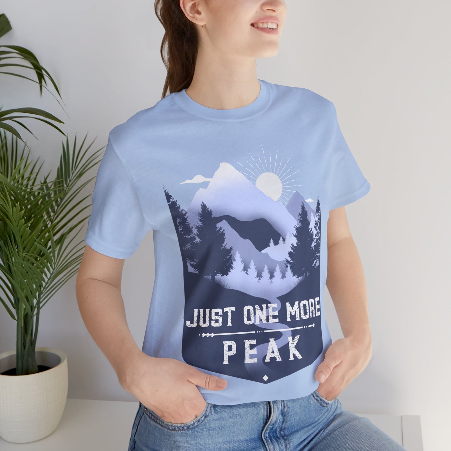 Lucky Outfitters - Just One More Peak Unisex Hiking T-Shirt — Mountain Adventure Tee