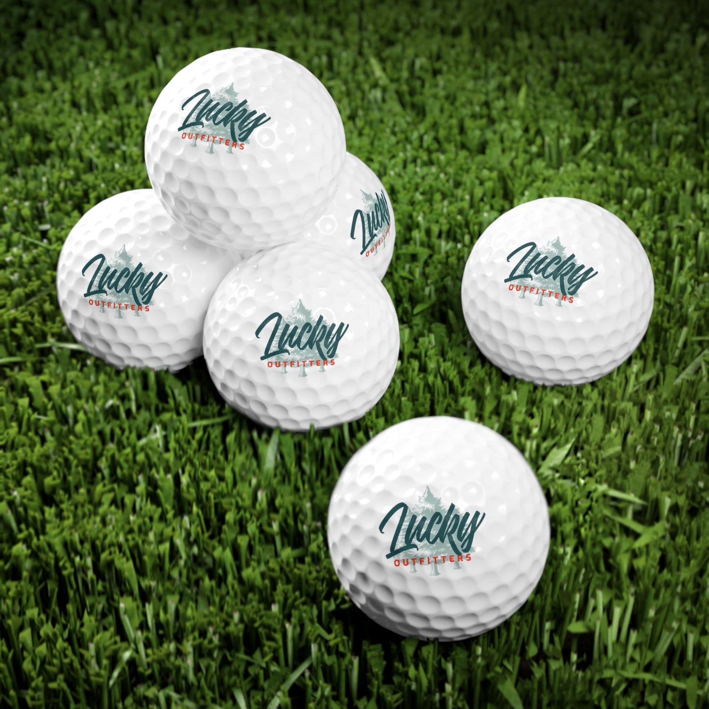 Evergreen Lucky Outfitters Golf Ball Set, 6pcs