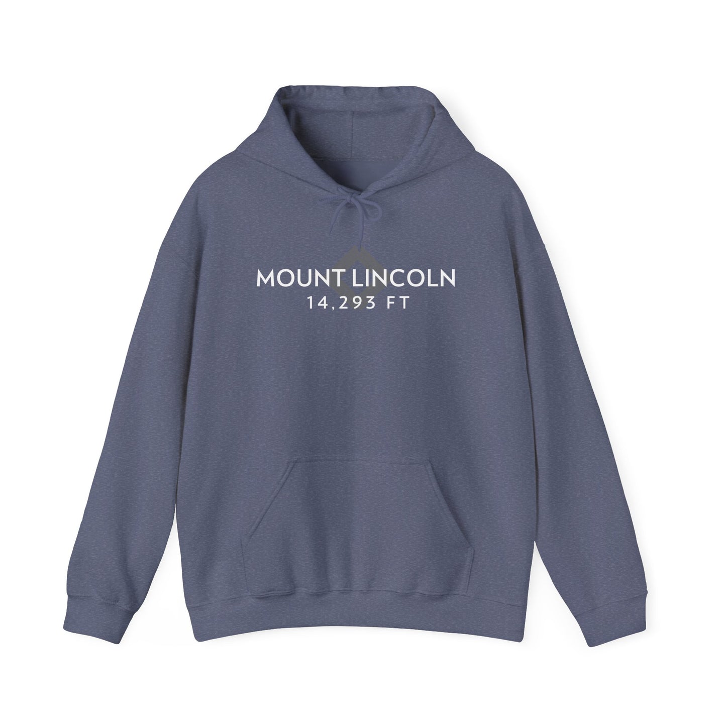 Women's Mount Lincoln 14,293 ft Summit Hoodie (Unisex Sizing) - 14ER SUMMIT SERIES - Souvenir Pullover by Lucky Outfitters