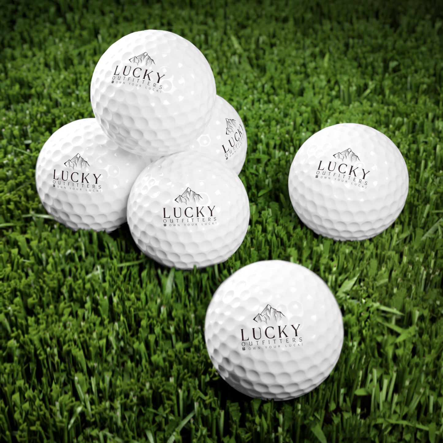 Lucky Outfitters Golf Balls, 6pcs