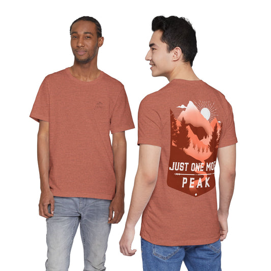 Lucky Outfitters - Just One More Peak T-Shirt — Unisex Hiking Mountain Adventure Tee