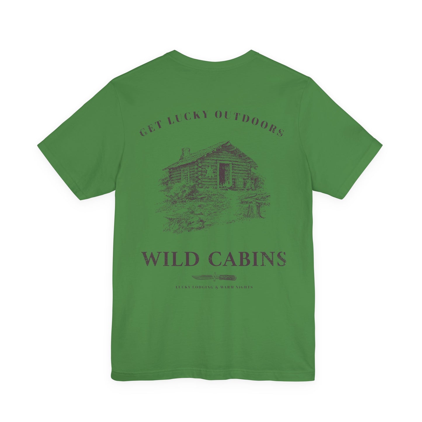 Get Lucky Outdoors Unisex Vintage Wild Cabins T-Shirt