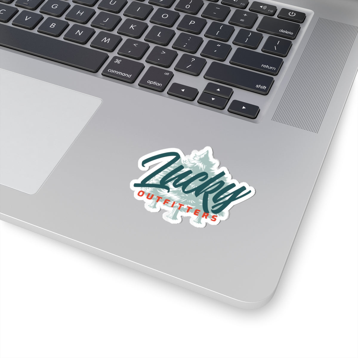 Lucky Outfitters Kiss-Cut Sticker — Outdoor Logo Decal for Gear & Laptops
