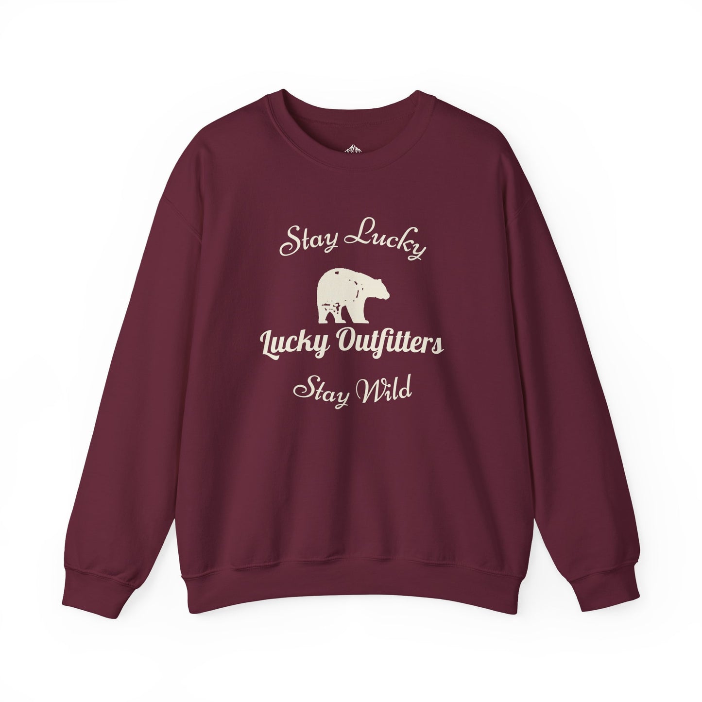 Stay Lucky Stay Wild Bear Unisex Sweatshirt — Lucky Outfitters / Crewneck