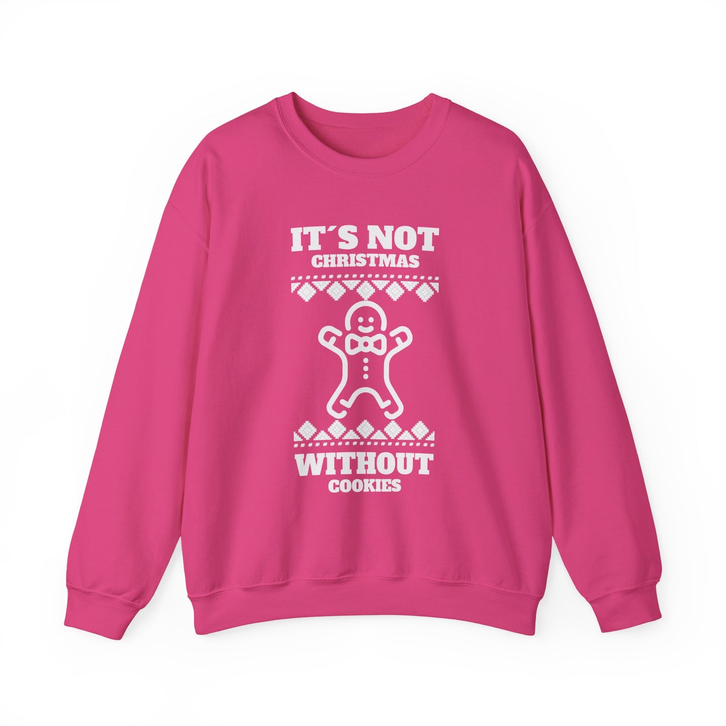 "It's Not Christmas Without Cookies" (Unisex Sizing) - Gingerbread Crewneck