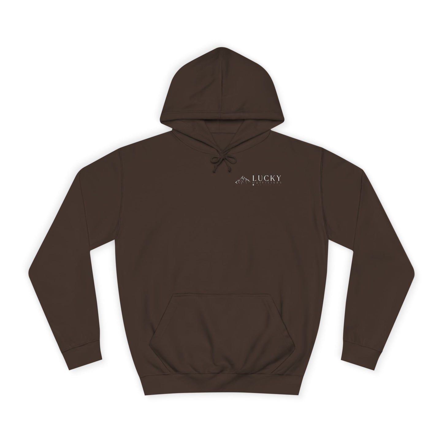 Women's Lucky Mountain Hoodie (Unisex Sizing) — Minimal Outdoor Graphic Pullover
