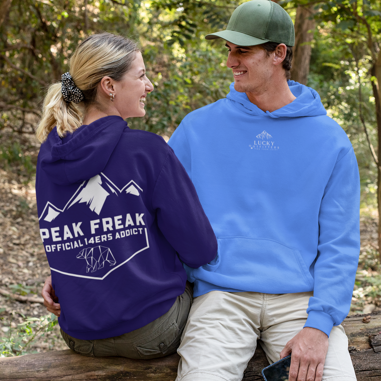 Peak Freak Mountain Unisex Hoodie — Lucky Outfitters Adventure Pullover